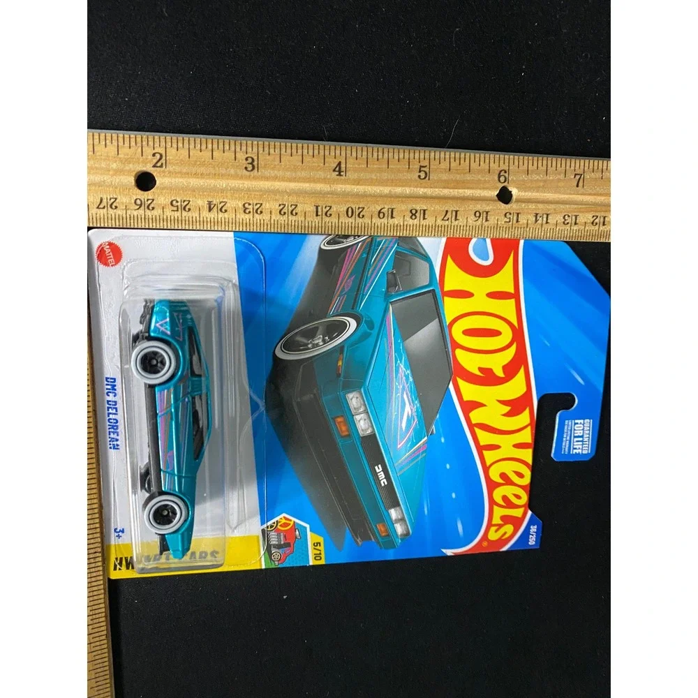 Hot Wheels HW Art Cars 5/10 DMC DeLorean Diecast Car Blue 2023